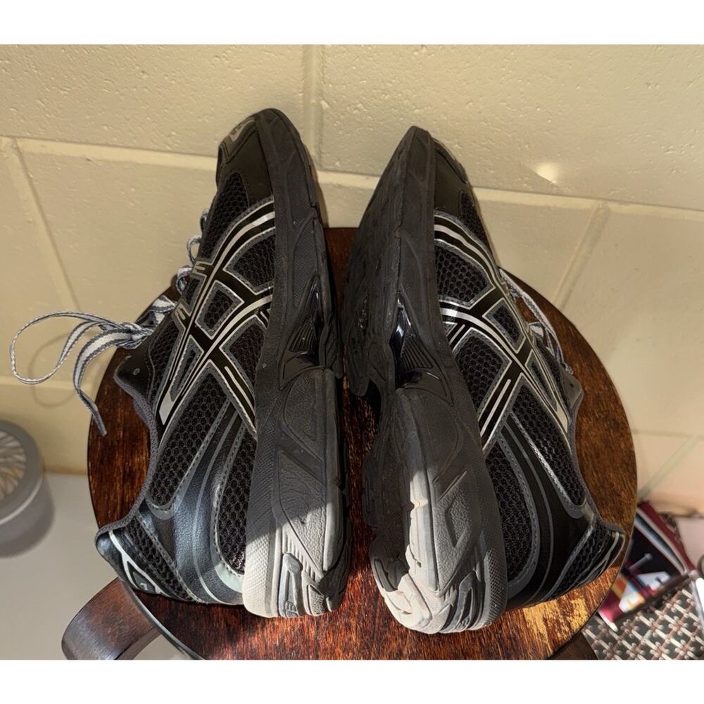 ASICS Gel 1130 Black Pure Silver 1201A906-001 Men's Size 10 Athletic Shoes - Picture 5 of 7
